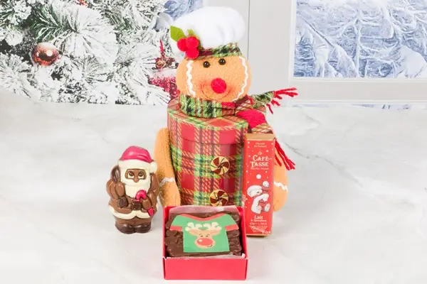 Gingerbread Man Christmas Gift Box