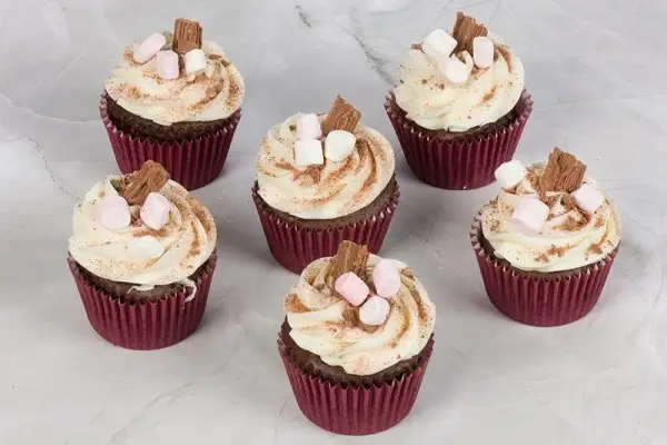 Hot Chocolate Cupcakes