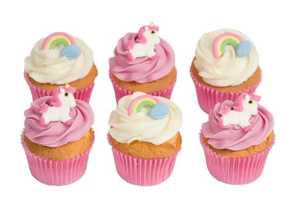 Rainbow Unicorn Cupcakes