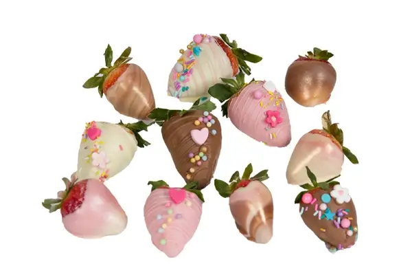 12 Summer Sensation Chocolate Dipped Strawberries