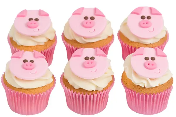 This Little Piggy Cupcakes