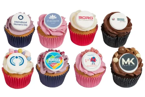 Branded Cupcakes with Toppings