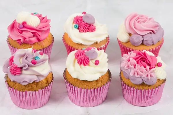 Boutique Fuchsia Cupcakes