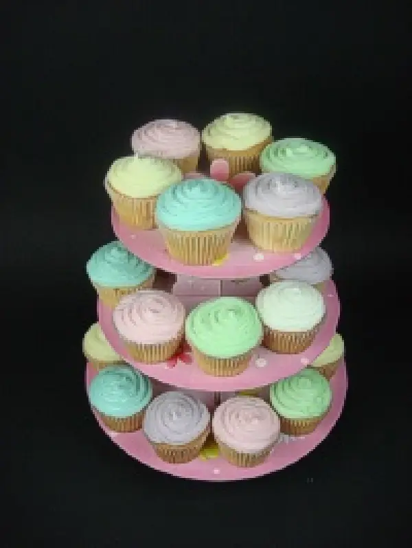 Girls Party Cupcakes With Stand (24)